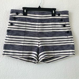 Ann Taylor LOFT Striped Sailor Riviera Short